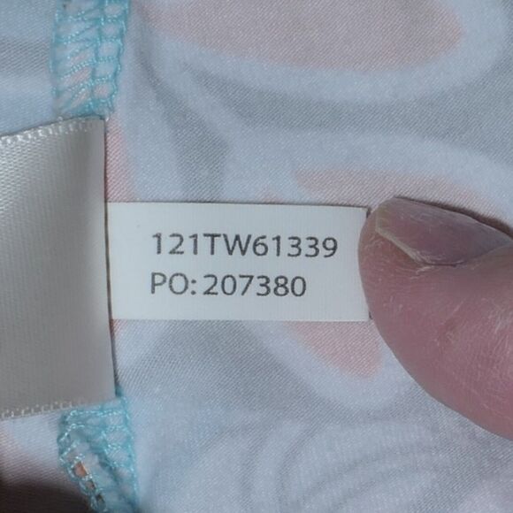 Tommy Bahama Sz S 60s Style Backless Bodycon Geometric Floral Dress Supima EUC - Picture 12 of 14